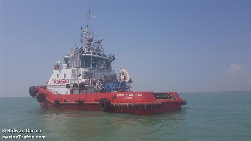 patra tunda 3152 (Tug) - IMO 9769441, MMSI 525004120, Call Sign YEZE under the flag of Indonesia