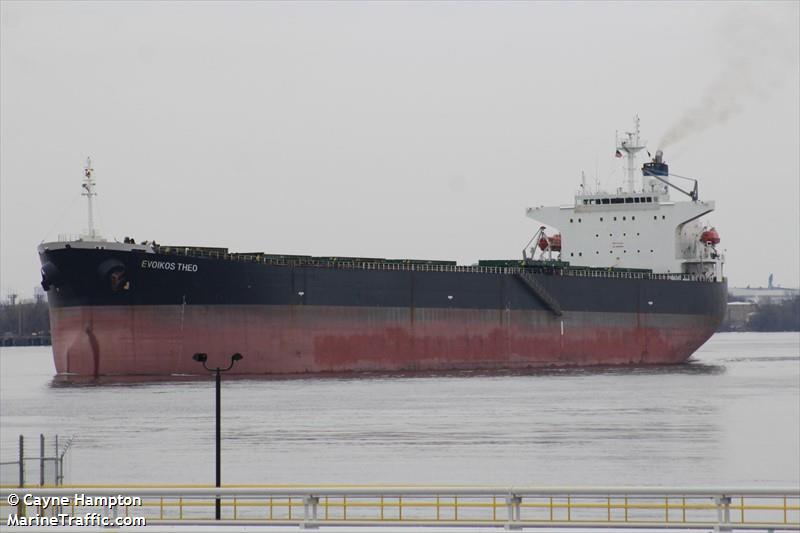 evoikos theo (Bulk Carrier) - IMO 9204685, MMSI 538004497, Call Sign V7XJ7 under the flag of Marshall Islands