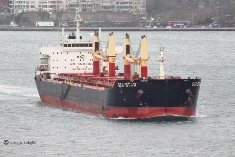 sea star (Bulk Carrier) - IMO 9624500, MMSI 538005376, Call Sign V7DE4 under the flag of Marshall Islands