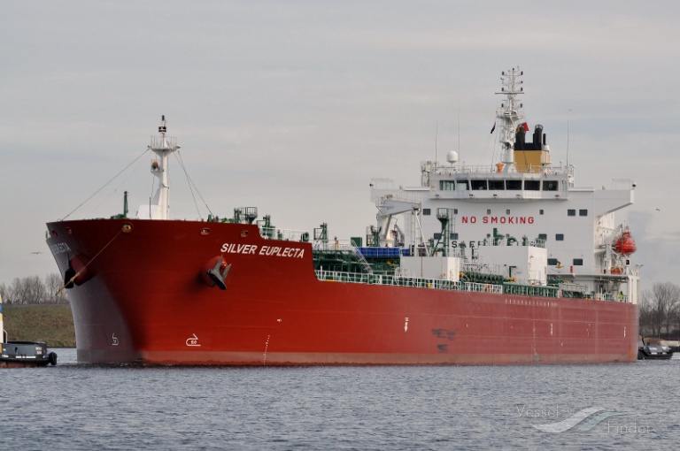 silver euplecta (Chemical/Oil Products Tanker) - IMO 9692349, MMSI 538006489, Call Sign V7IW6 under the flag of Marshall Islands