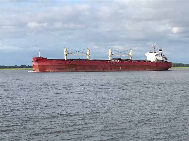 navigare boreas (Bulk Carrier) - IMO 9729922, MMSI 538007981, Call Sign V7IO3 under the flag of Marshall Islands