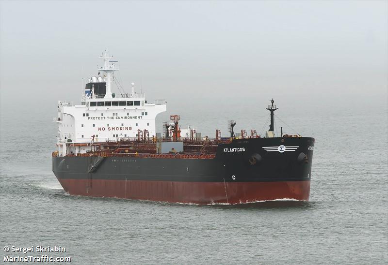 atlanticos (Chemical/Oil Products Tanker) - IMO 9282986, MMSI 538008813, Call Sign V7A2790 under the flag of Marshall Islands