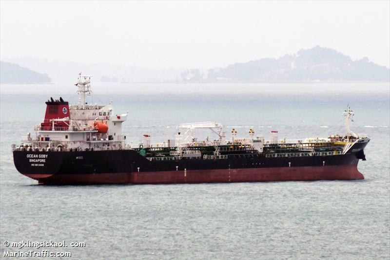 ocean goby (Chemical/Oil Products Tanker) - IMO 9812406, MMSI 563032200, Call Sign 9V5234 under the flag of Singapore