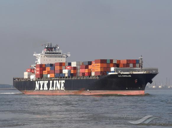 nyk romulus (Container Ship) - IMO 9416989, MMSI 563079000, Call Sign 9V7644 under the flag of Singapore