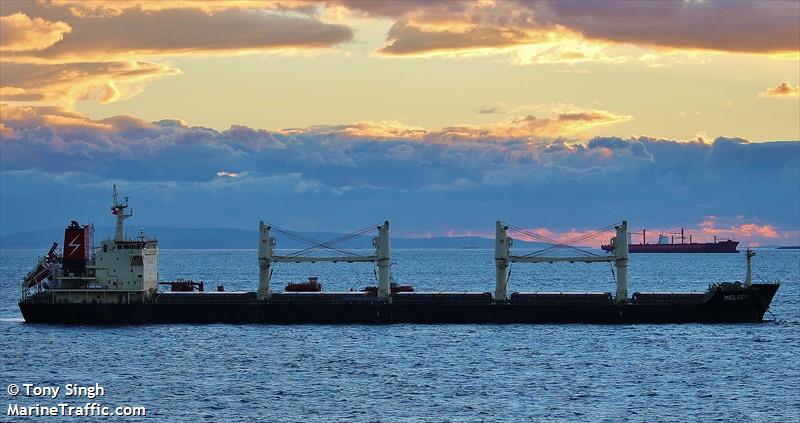 melody (Bulk Carrier) - IMO 9497476, MMSI 636014672, Call Sign A8VU7 under the flag of Liberia