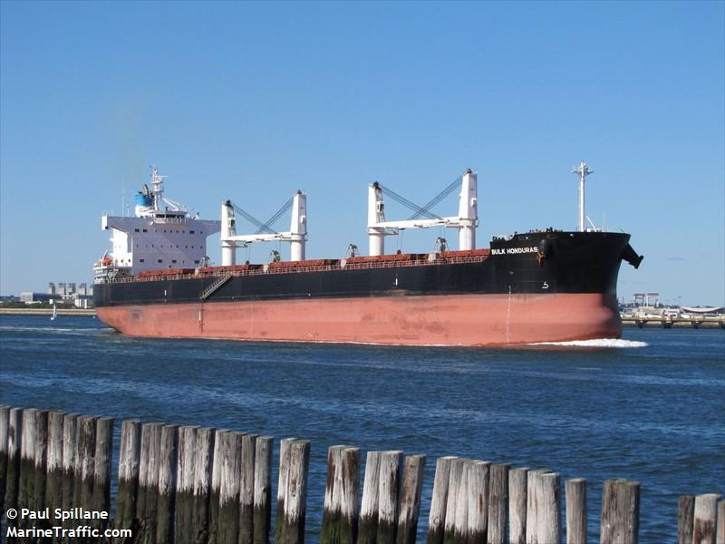 bulk honduras (Bulk Carrier) - IMO 9500675, MMSI 636015458, Call Sign D5AW3 under the flag of Liberia