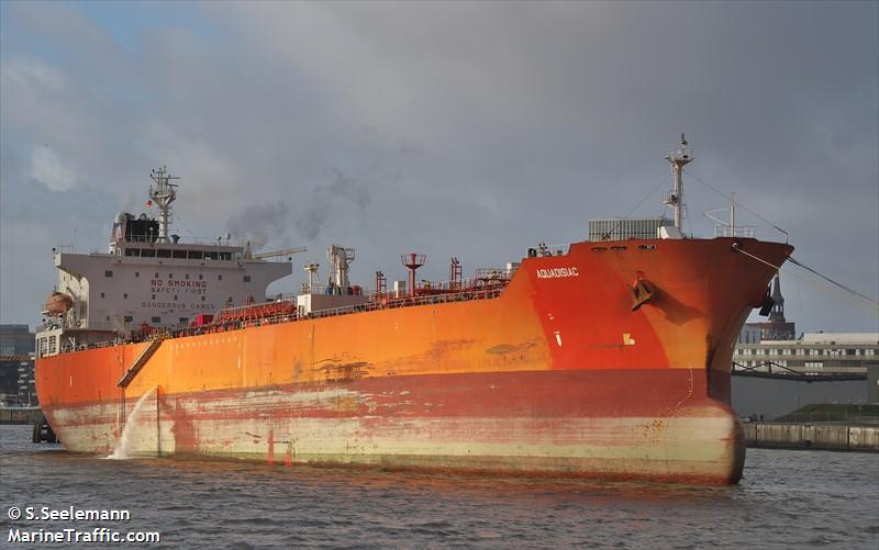 aquadisiac (Chemical/Oil Products Tanker) - IMO 9396713, MMSI 636017845, Call Sign D5MY7 under the flag of Liberia