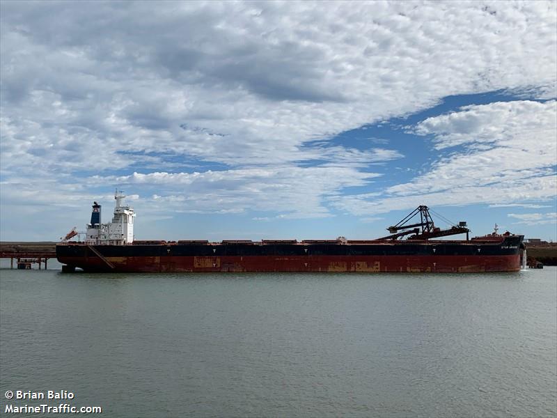 star ariadne (Bulk Carrier) - IMO 9731468, MMSI 636017934, Call Sign D5NK6 under the flag of Liberia