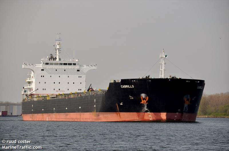 cabrillo (Bulk Carrier) - IMO 9473315, MMSI 636018675, Call Sign D5QB9 under the flag of Liberia