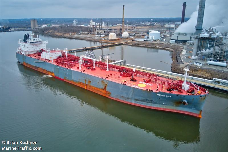 vega sea (LPG Tanker) - IMO 9793234, MMSI 636018849, Call Sign D5RR2 under the flag of Liberia