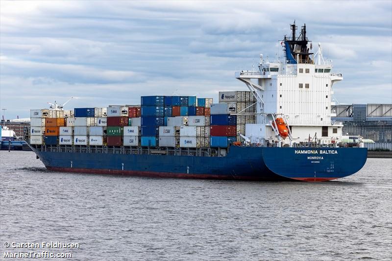 hammonia baltica (Container Ship) - IMO 9481532, MMSI 636092181, Call Sign A8XY2 under the flag of Liberia
