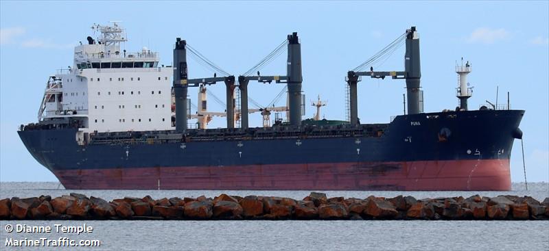 puna (Bulk Carrier) - IMO 9546784, MMSI 636092923, Call Sign D5UL5 under the flag of Liberia