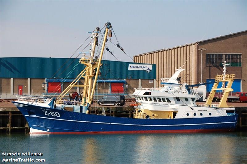 fv z60 blue angel (Fishing Vessel) - IMO 9222077, MMSI 205198000, Call Sign OPCH under the flag of Belgium