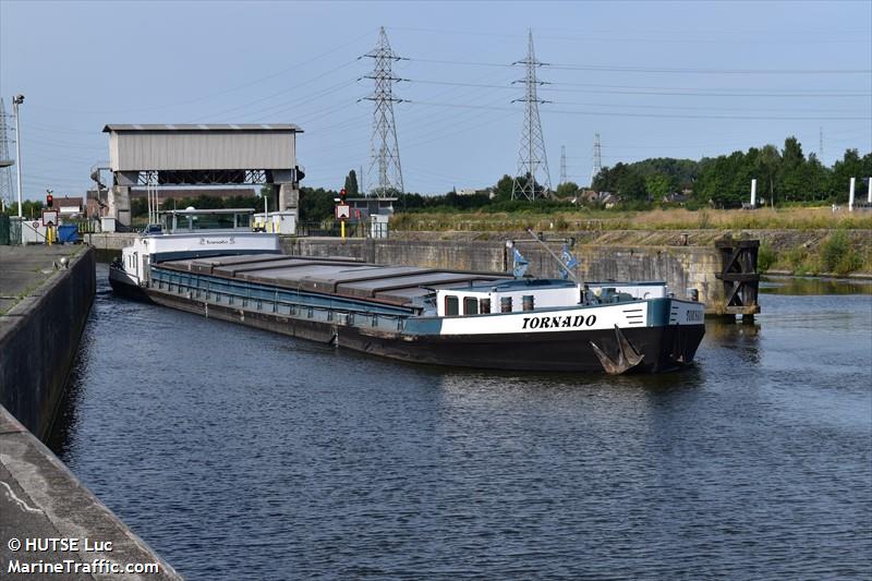 tornado (Other type) - IMO , MMSI 205345890, Call Sign OT3458 under the flag of Belgium