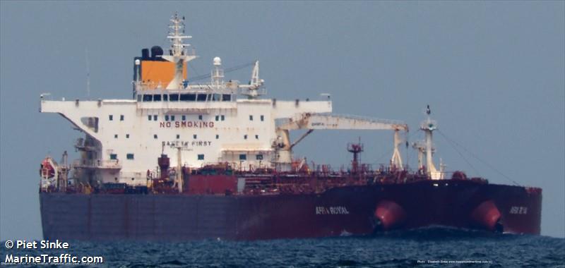 afra royal (Crude Oil Tanker) - IMO 9430313, MMSI 215585000, Call Sign 9HA5194 under the flag of Malta