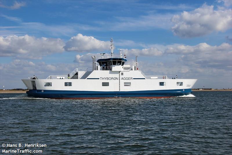 kanalen (Passenger/Ro-Ro Cargo Ship) - IMO 9838163, MMSI 219024185, Call Sign 0XVL under the flag of Denmark