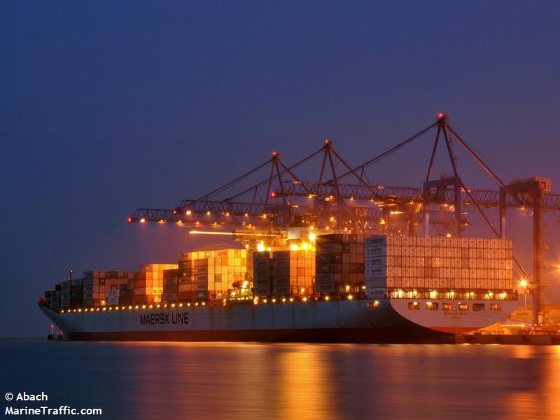 skagen maersk (Container Ship) - IMO 9166792, MMSI 219821000, Call Sign OYOS2 under the flag of Denmark