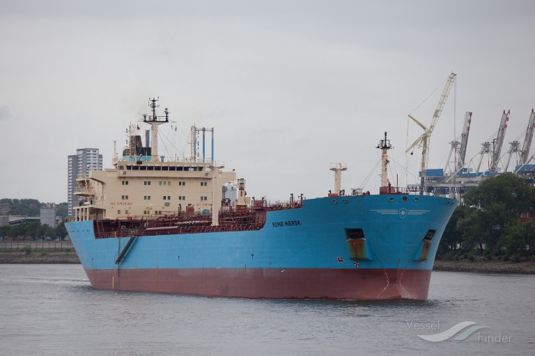 romoe maersk (Oil Products Tanker) - IMO 9251406, MMSI 220209000, Call Sign OXLC2 under the flag of Denmark