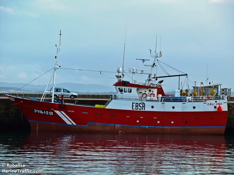 cali uno (Fishing Vessel) - IMO 9233076, MMSI 224018440, Call Sign EBSR under the flag of Spain