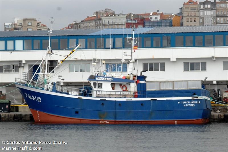 nuevotorreblanquilla (Fishing Vessel) - IMO 8747458, MMSI 224066980, Call Sign EADA under the flag of Spain