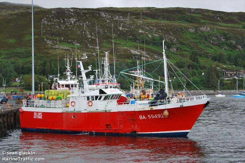 fv silure (Fishing Vessel) - IMO 8328795, MMSI 228221000, Call Sign FULX under the flag of France