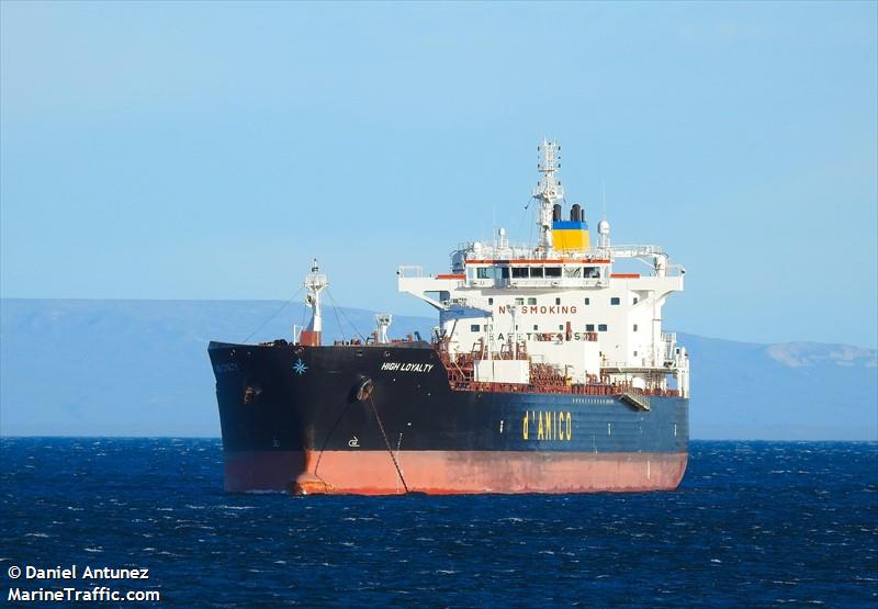 high loyalty (Chemical/Oil Products Tanker) - IMO 9681857, MMSI 229643000, Call Sign 9HA3478 under the flag of Malta
