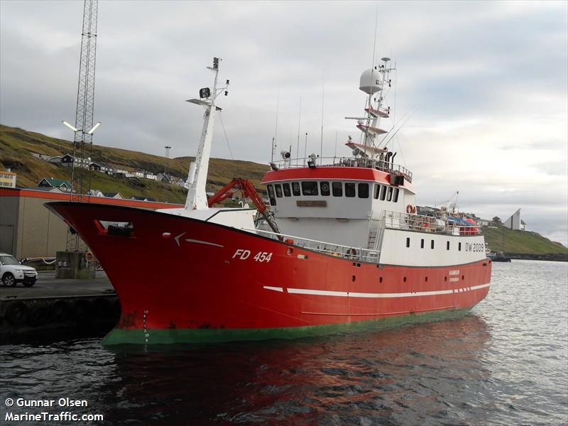 vesturhavid (Fishing Vessel) - IMO 8603987, MMSI 231156000, Call Sign OW2009 under the flag of Faeroe Islands