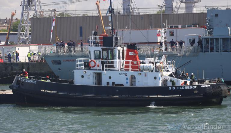 sd florence (Tug) - IMO , MMSI 232002641, Call Sign MWLY3 under the flag of United Kingdom (UK)