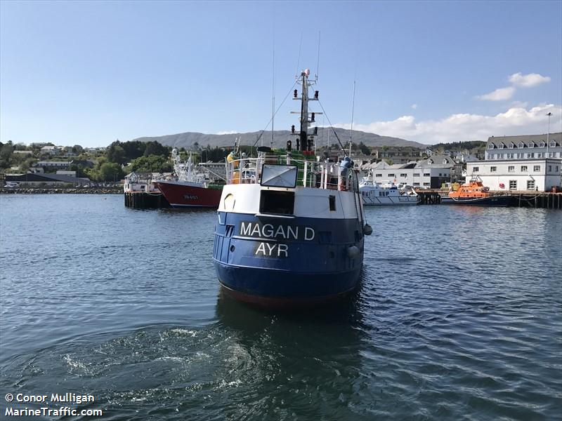 magan d (Fishing Vessel) - IMO 6819623, MMSI 232006490, Call Sign GCFW under the flag of United Kingdom (UK)