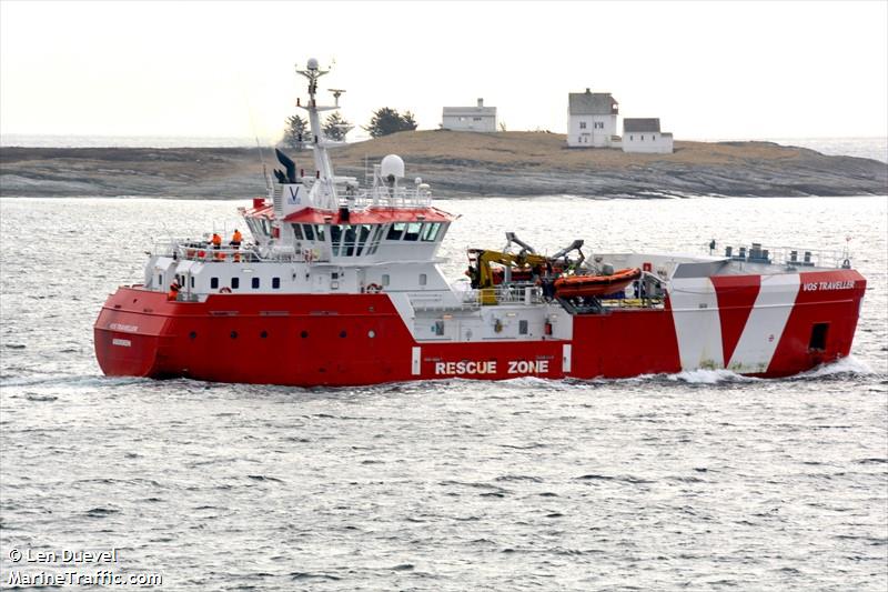 vos traveller (Standby Safety Vessel) - IMO 9391933, MMSI 232019717, Call Sign MELC7 under the flag of United Kingdom (UK)