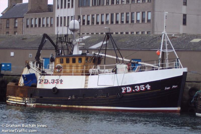 fear not ii cn354 (Fishing vessel) - IMO , MMSI 235004420, Call Sign GFXT under the flag of United Kingdom (UK)