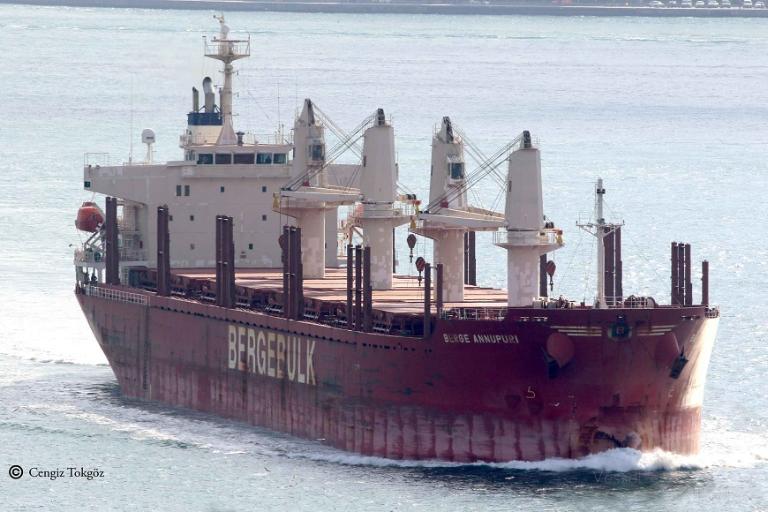 berge annupuri (Bulk Carrier) - IMO 9713193, MMSI 235114799, Call Sign 2JCR2 under the flag of United Kingdom (UK)