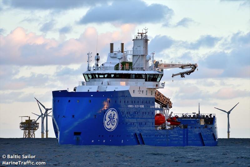 windea jules verne (Offshore Support Vessel) - IMO 9863584, MMSI 236734000, Call Sign ZDRK5 under the flag of Gibraltar