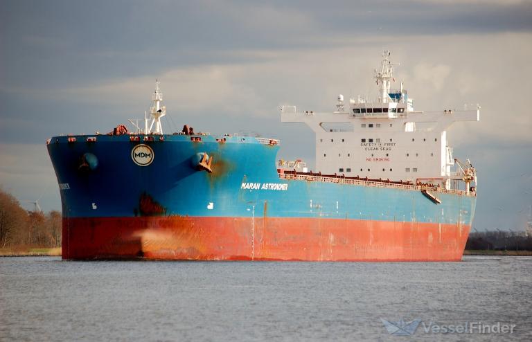 maran astronomer (Bulk Carrier) - IMO 9581239, MMSI 241160000, Call Sign SVBL6 under the flag of Greece