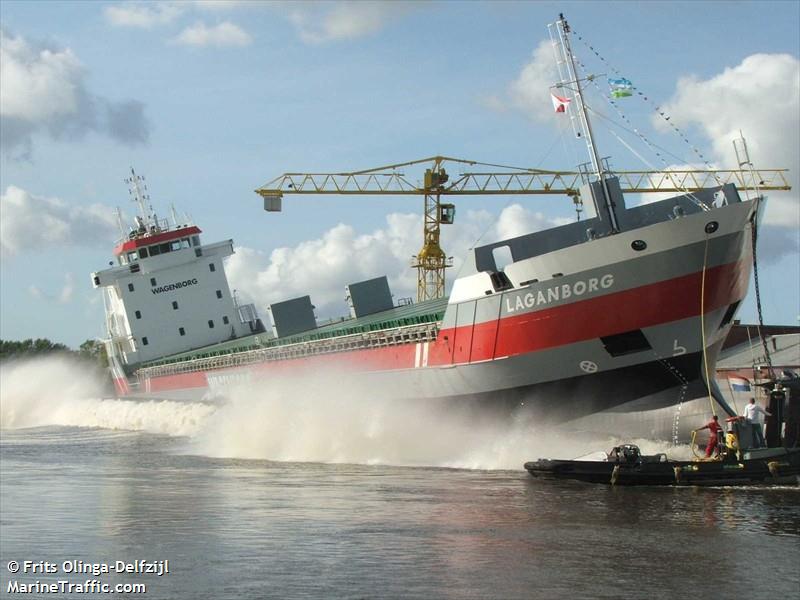 laganborg (General Cargo Ship) - IMO 9407419, MMSI 244297000, Call Sign PHQB under the flag of Netherlands