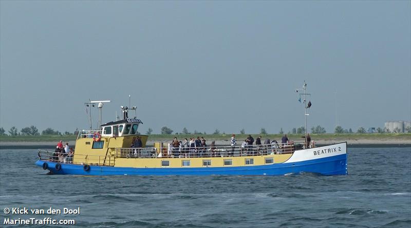 beatrix 2 (Passenger ship) - IMO , MMSI 244710757, Call Sign PI6530 under the flag of Netherlands