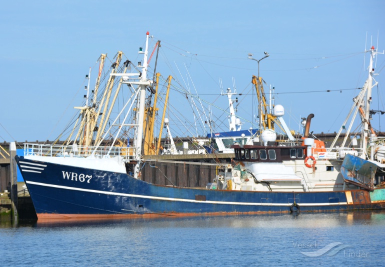 wr67 maartje (Fishing Vessel) - IMO 8431724, MMSI 245276000, Call Sign PFRE under the flag of Netherlands