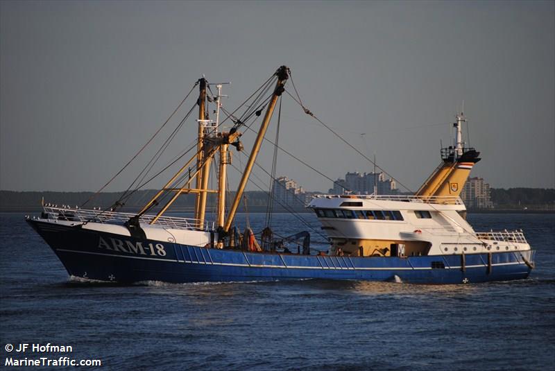 arm-18 (Fishing Vessel) - IMO 9048677, MMSI 246057000, Call Sign PFBR under the flag of Netherlands