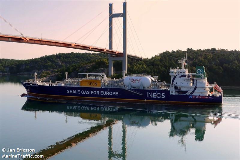 js ineos inspiration (Liquefied Gas) - IMO 9685451, MMSI 249208000, Call Sign 9HA4150 under the flag of Malta