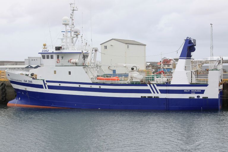 soley sigurjcns (Fishing Vessel) - IMO 8616207, MMSI 251338110, Call Sign TFSH under the flag of Iceland