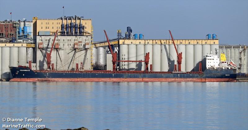 johanna g (Bulk Carrier) - IMO 9285940, MMSI 255806117, Call Sign CQAA3 under the flag of Madeira