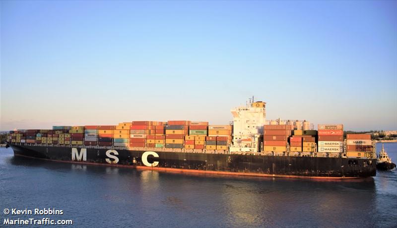 msc beijing (Container Ship) - IMO 9289099, MMSI 255806376, Call Sign CQEG5 under the flag of Madeira