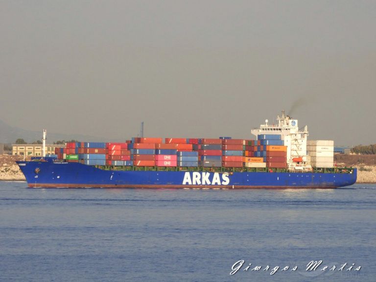 turkon egypt (Container Ship) - IMO 9308182, MMSI 271044163, Call Sign TCA3529 under the flag of Turkey