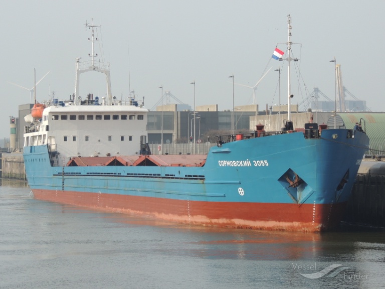sormovskiy-3055 (General Cargo Ship) - IMO 8419611, MMSI 273310400, Call Sign UAAO under the flag of Russia