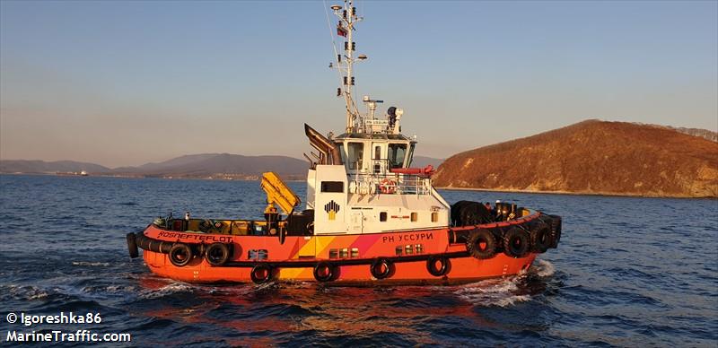 rn ussuri (Tug) - IMO 9653070, MMSI 273320710, Call Sign UBTK3 under the flag of Russia