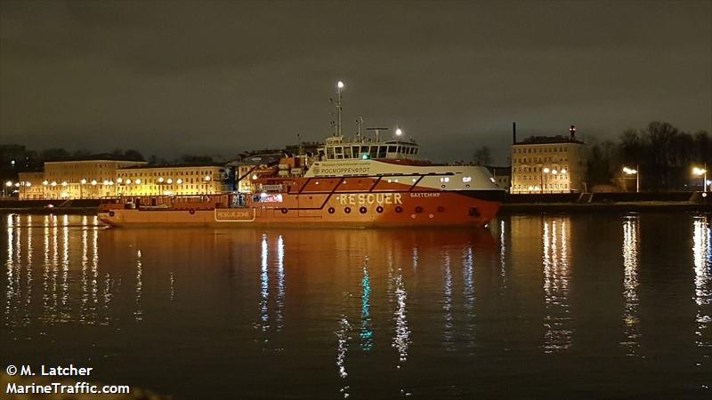 bakhtemir (Salvage Ship) - IMO 9797577, MMSI 273418880, Call Sign UBYQ7 under the flag of Russia