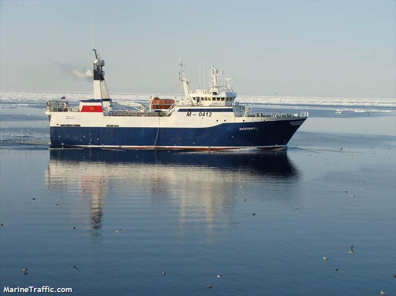 karelia ii (Fishing Vessel) - IMO 8706038, MMSI 273425330, Call Sign UFMR under the flag of Russia
