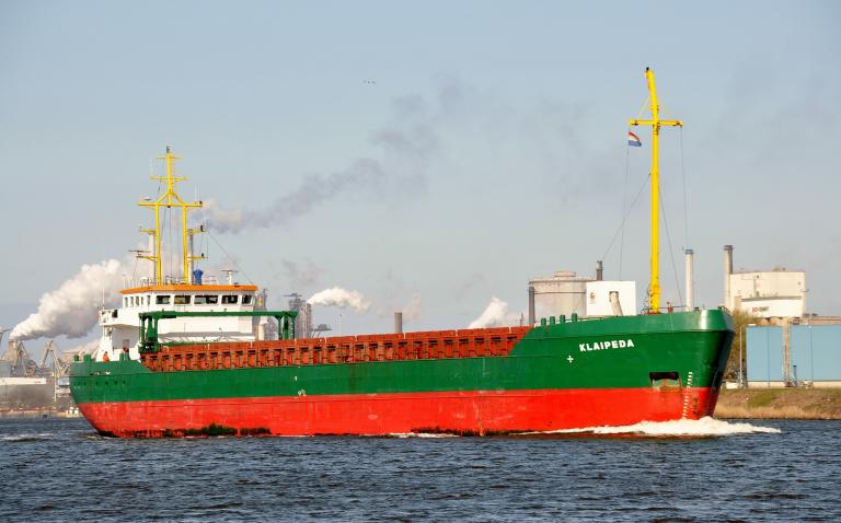 klaipeda (General Cargo Ship) - IMO 9106584, MMSI 277391000, Call Sign LYSZ under the flag of Lithuania