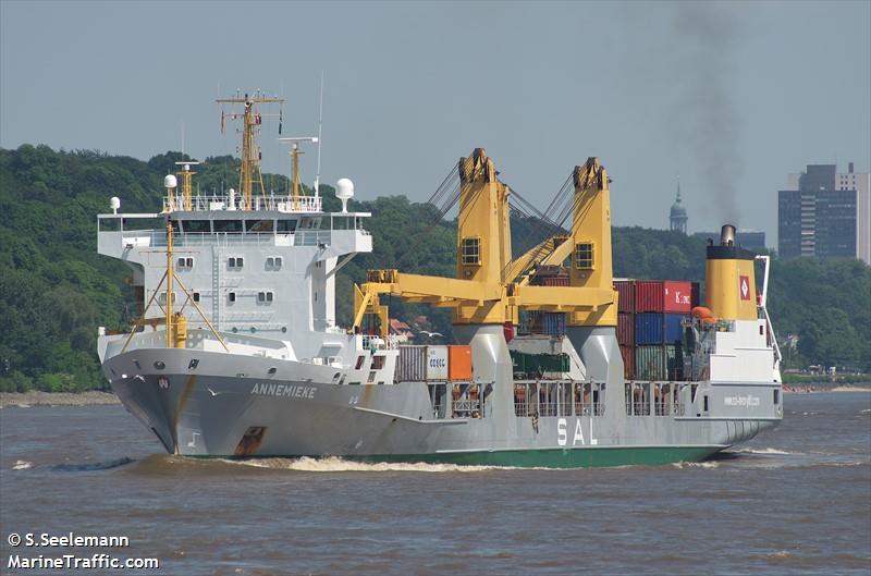 annemieke (General Cargo Ship) - IMO 9147681, MMSI 304080796, Call Sign V2EM under the flag of Antigua & Barbuda