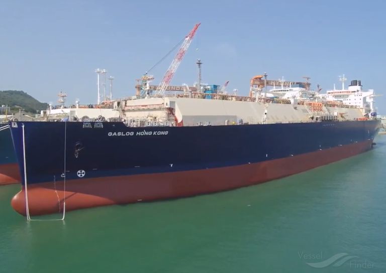 gaslog hongkong (LNG Tanker) - IMO 9748904, MMSI 310773000, Call Sign ZCEV8 under the flag of Bermuda